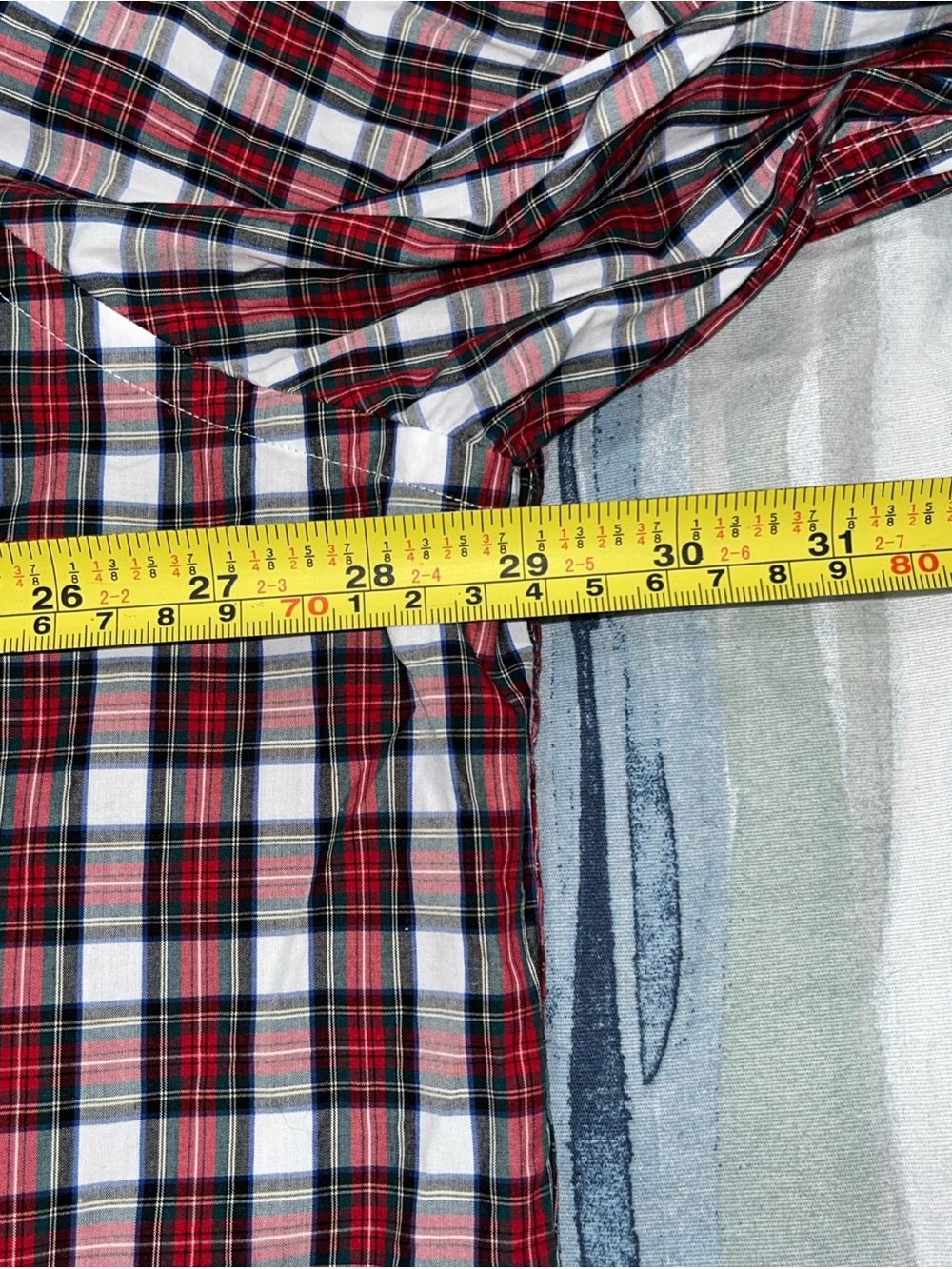Brooks Brothers Red, White & Black Plaid Button-Down Shirt W/pocket 2XLT - Picture 6 of 7